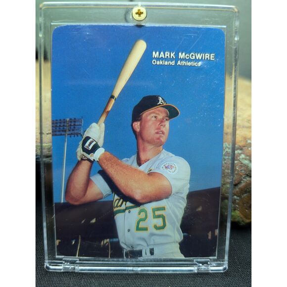 Mark McGwire & Jose Canseco Baseball Card Lot – Topps, Fleer, Mother's Cookies – - Picture 13 of 14